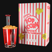 710 Pipes Smoke Shop Hemper popcorn-themed glass Puffco Peak attachment with red bucket.
