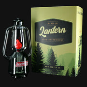710 Pipes Smoke Shop Hemper glass Puffco Peak attachment designed as a lantern with a red flame accent.