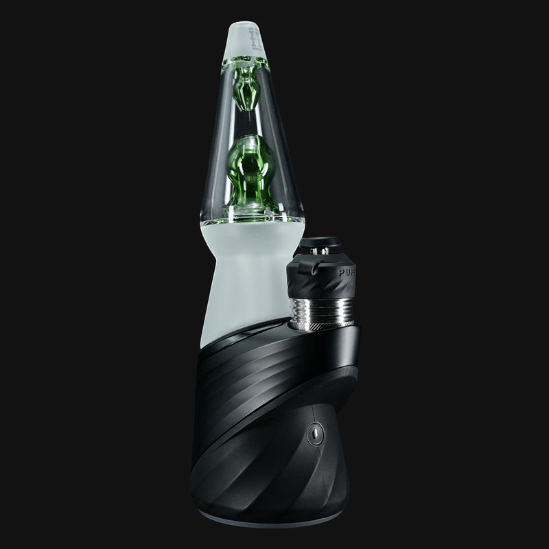 710 Pipes Smoke Shop Hemper Puffco Peak Top with green glass accents.