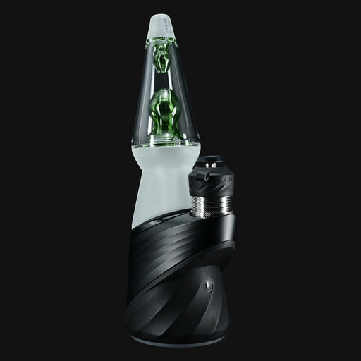 710 Pipes Smoke Shop Hemper Puffco Peak Top with green glass accents.