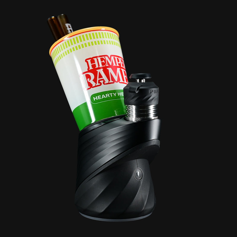 710 Pipes Smoke Shop Hemper Puffco Peak Top in Ramen cup design, white, green, and red.