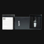 710 Pipes Smoke Shop Ispire replacement straight borosilicate glass banger in protective packaging