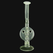 710 Pipes Smoke Shop Kadabra purple cream CFL Swiss rig with 10mm joint and unique circular percolator design.