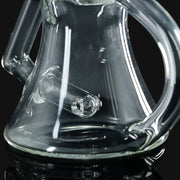 Clear glass Kadabra Floater Recycler bong from 710 Pipes Smoke Shop featuring a unique internal percolator design.