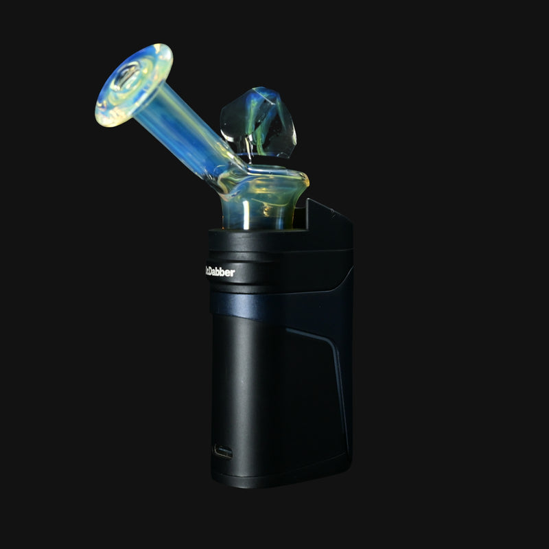 710 Pipes Smoke Shop Kadabra Gem Faceted Ghost 2 glass top attachment for Dr. Dabber Ghost 2 vaporizer with iridescent finish