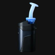 710 Pipes Smoke Shop Kadabra Ghost2 Dry Top in Moonstone, a blue and white glass attachment for Dr. Dabber Ghost 2