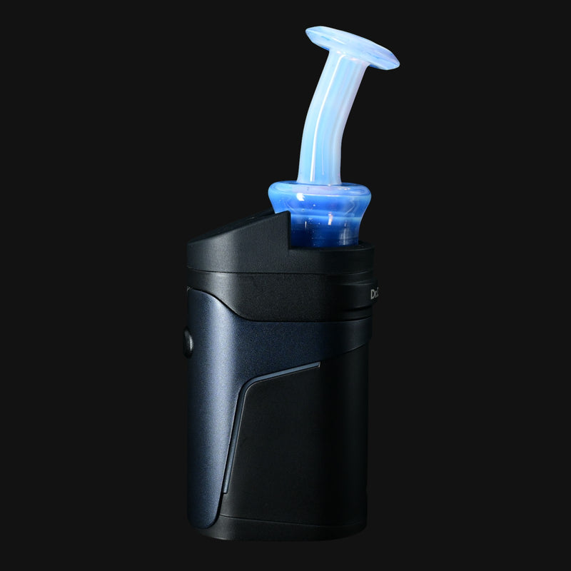 710 Pipes Smoke Shop Kadabra Ghost2 Dry Top in Moonstone, a blue and white glass attachment for Dr. Dabber Ghost 2