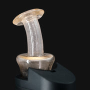 710 Pipes Smoke Shop Kadabra Ghost2 peachy glass dry top accessory for Dr. Dabber Ghost 2 on a black background