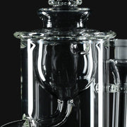 710 Pipes Smoke Shop Kadabra Klein Torus glass rig with a 10mm joint and intricate clear borosilicate design.