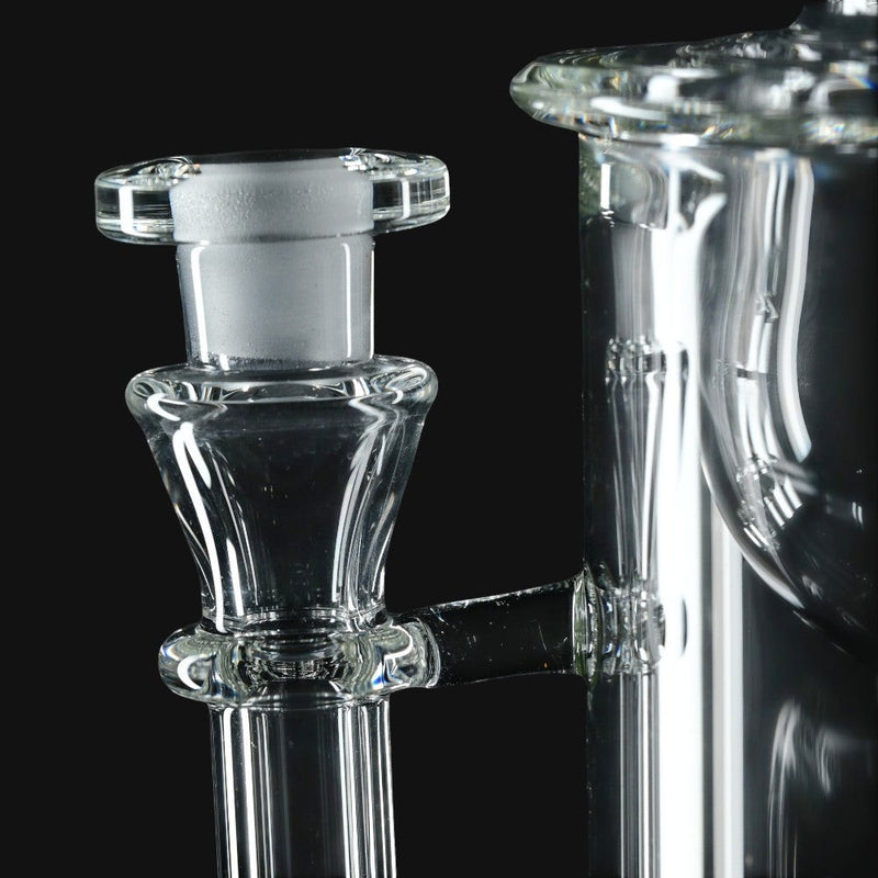 Clear glass 10mm Kadabra Klein Torus dab rig joint detail from 710 Pipes Smoke Shop