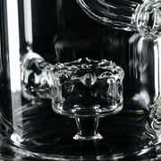 Clear glass Kadabra Klein Torus perc detail from 710 Pipes Smoke Shop featuring a 10mm joint.