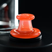 Kadabra Switch2 Spinner Cap in Hot Sauce orange glass from 710 Pipes Smoke Shop.