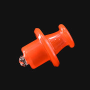 Kadabra Switch2 Spinner Cap in Hot Sauce orange glass, available at 710 Pipes Smoke Shop.