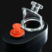710 Pipes Smoke Shop Kadabra Switch2 Spinner Cap in Hot Sauce orange glass on a Dr Dabber Switch 2