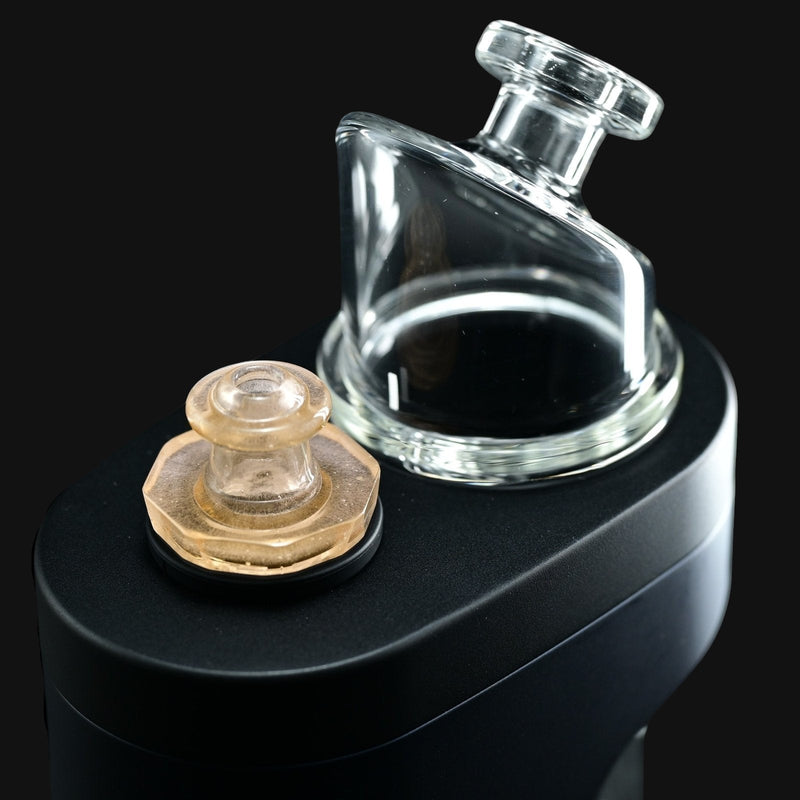 710 Pipes Smoke Shop Kadabra Switch2 faceted spinner cap in orange shimmer glass for Dr. Dabber Switch 2