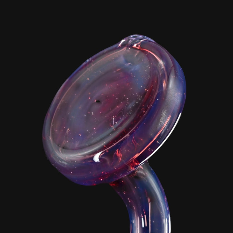 710 Pipes Smoke Shop Kovacs Glass Torus Incycler Set, purple and red glass with 10mm joint.
