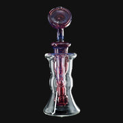 710 Pipes Smoke Shop Kovacs Glass Torus Incycler dab rig with red and blue accents, 10mm joint.