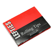 710 Pipes Smoke Shop Lefties rolling tips in a red and black cardboard booklet