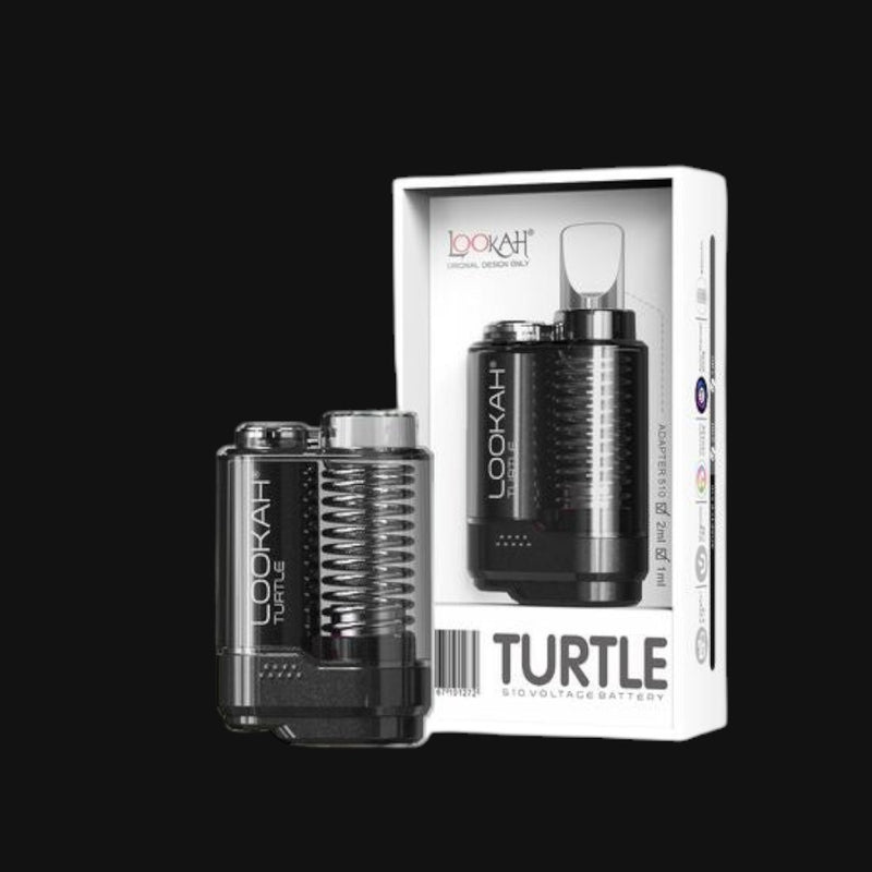 710 Pipes Smoke Shop Lookah Turtle 510 thread battery with protective magnetic shell and retail packaging