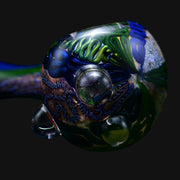 710 Pipes Smoke Shop Matty White 2 Milli ISO fully filled thick glass spoon pipe with intricate South Park design