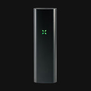 Pax 3 portable dry herb and concentrate device in matte black from 710 Pipes Smoke Shop with glowing LED logo