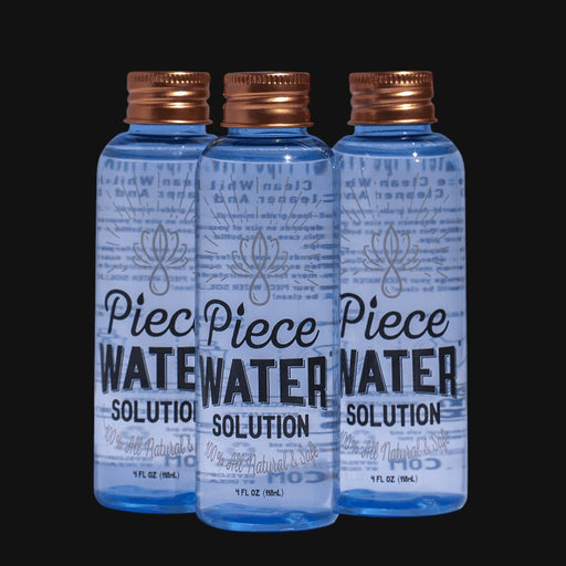 710 Pipes Smoke Shop Piece Water Solution natural pipe cleaning liquid in three 4oz blue bottles