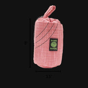 710 Pipes Smoke Shop pink 10-inch Dime Bags drawstring tube with durable hempster fabric and carabiner attachment