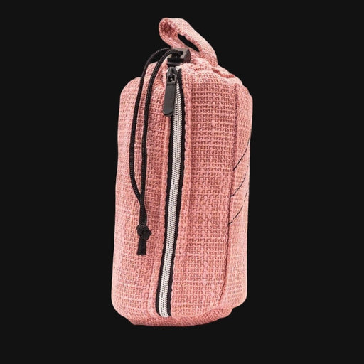 710 Pipes Smoke Shop pink Dime Bags 10-inch drawstring tube with durable Hempster fabric and secure cinch closure.
