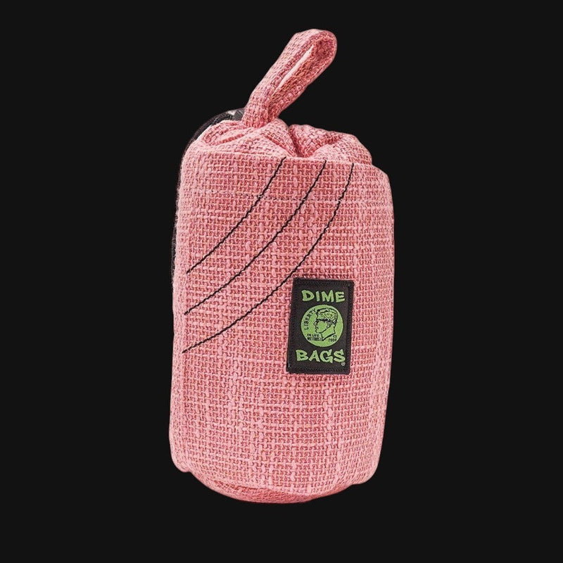 710 Pipes Smoke Shop pink Dime Bags 10 inch drawstring tube made of durable hempster with protective padding