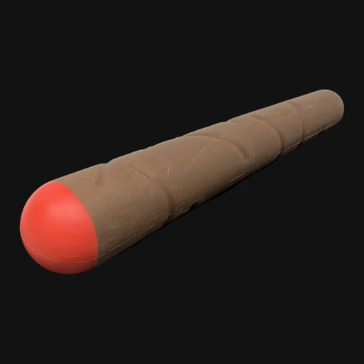 710 Pipes Smoke Shop Puff Palz Doggy Doob blunt-shaped natural rubber dog toy with red tip