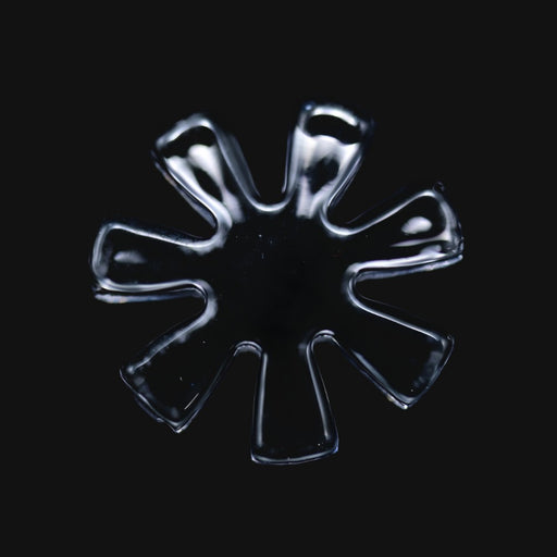 710 Pipes Smoke Shop Black Market Glass 15mm quartz flake with 7 blades for dabbing accessories