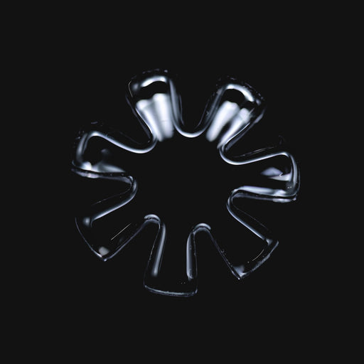 710 Pipes Smoke Shop Black Market Glass quartz flake with 7 blades for 14mm smoking accessories