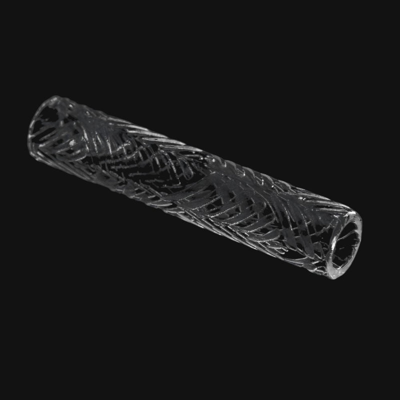 710 Pipes Smoke Shop Campfire Quartz Hollow Pillar for terp slurper bangers with intricate etched glass design