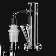 710 Pipes Smoke Shop Campfire Quartz Tower Slide clear glass concentrate accessory with a flat base and funnel top