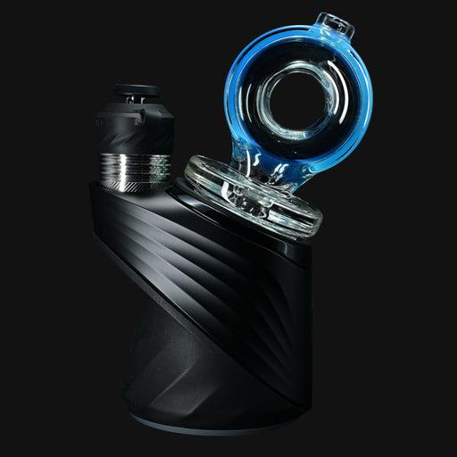 710 Pipes Smoke Shop Randohm Ohm Dry Peak Top dab rig with blue glass accent