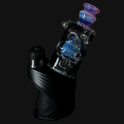 710 Pipes Smoke Shop Randohm Peak Straight Fab glass attachment with UV mouthpiece and opal accent