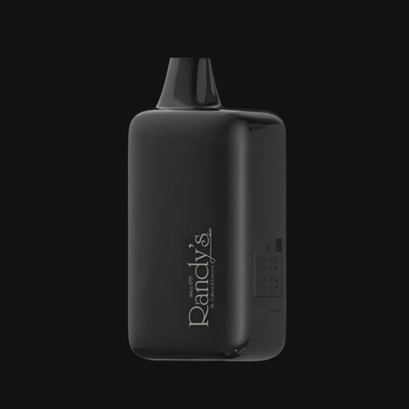 Randy's Inspo XL 510 battery in glossy black from 710 Pipes Smoke Shop, featuring an ergonomic design for cartridges.