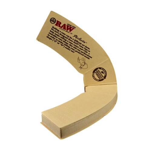 710 Pipes Smoke Shop RAW Perfecto cone tip booklet with perforated unrefined paper for easy rolling
