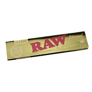 710 Pipes Smoke Shop Raw Ethereal kingsize slim rolling papers in a gold reflective pack