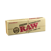710 Pipes Smoke Shop RAW perforated gummed filter tip booklet made from unrefined natural fibers