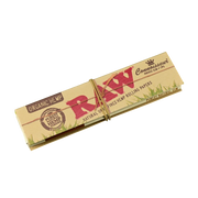 710 Pipes Smoke Shop RAW Connoisseur organic hemp rolling paper kit with tips in natural unrefined paper packaging