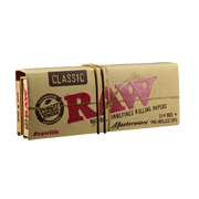 710 Pipes Smoke Shop RAW Masterpiece 3-meter rolling paper roll with 20 pre-rolled tips in unrefined brown paper