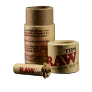 710 Pipes Smoke Shop RAW Pre-Rolled Rose Tip made of natural unrefined paper with a floral rose-shaped design