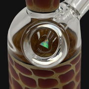 710 Pipes Smoke Shop Robertson Zoo-Tube Rig with giraffe prep, natural percolators, and colorful opal inlay.