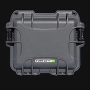 710 Pipes Smoke Shop Turtle Case 509, a grey waterproof and impact-resistant hard storage case for glass accessories.