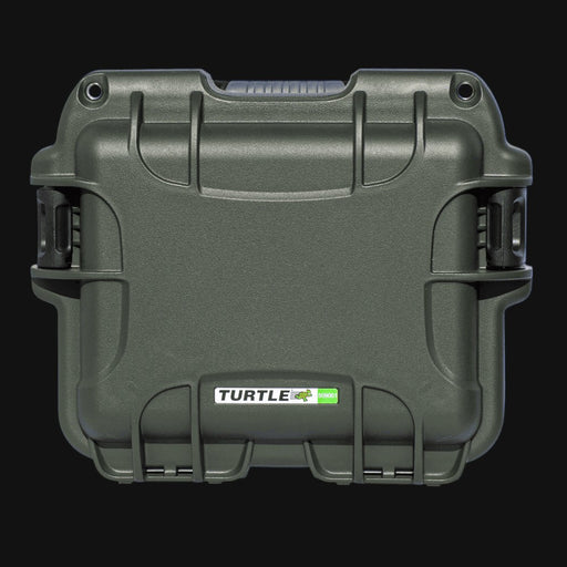 710 Pipes Smoke Shop Turtle Case 509 olive green waterproof impact-resistant storage case with stainless hardware