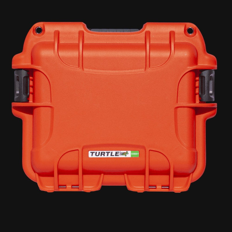 710 Pipes Smoke Shop Turtle Case 509 orange waterproof impact-resistant storage case with stainless steel hardware
