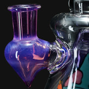 710 Pipes Smoke Shop Windstar Jammer water pipe rig in purple with mushroom design and mosaic percolator.