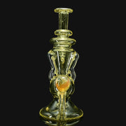 710 Pipes Smoke Shop Wiscokid Klein Recycler dab tool in Serum CFL glass with a 10mm joint.