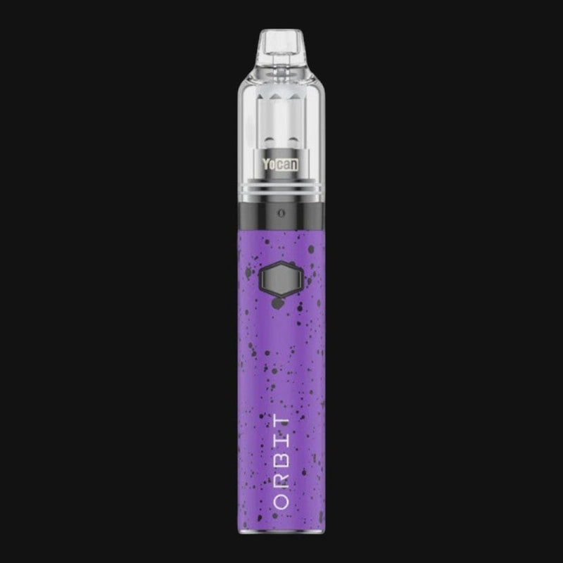 710 Pipes Smoke Shop YoCan Orbit purple dab pen with glass atomizer and coil-less quartz cup